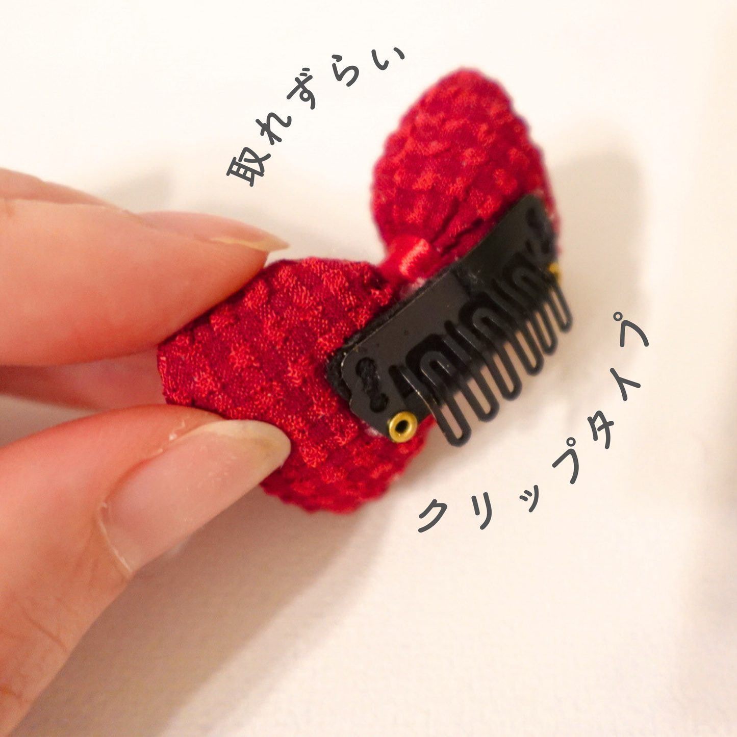 犬用 ヘアクリップ｜リボン 花 フルーツ 全6種 取れにくいクリップタイプ